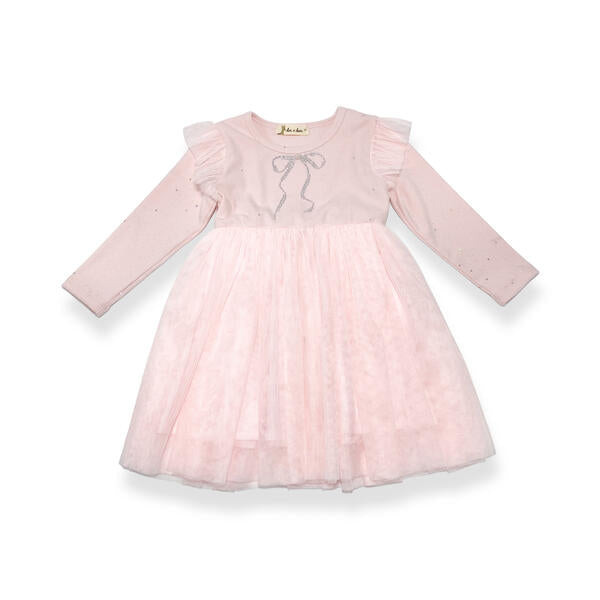 Doe A Dear Bow Stone Tulle Dress, The Everly