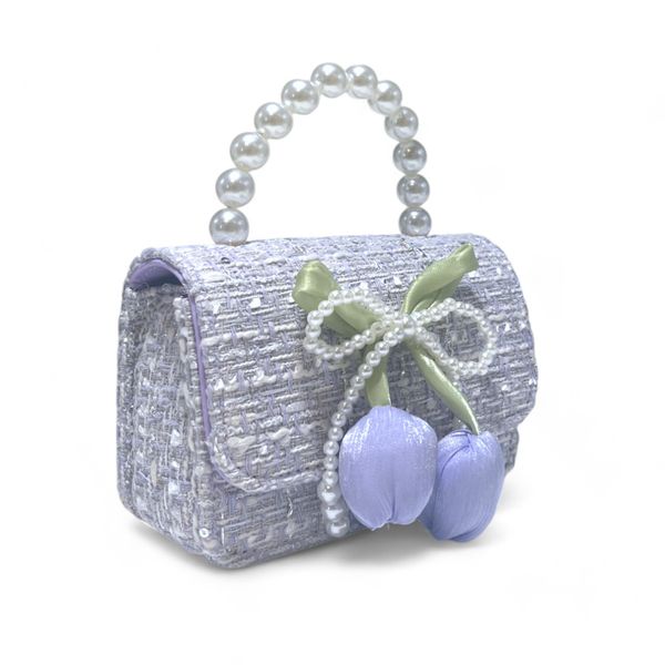 Doe A Dear Lily & Bow Tweed Purse