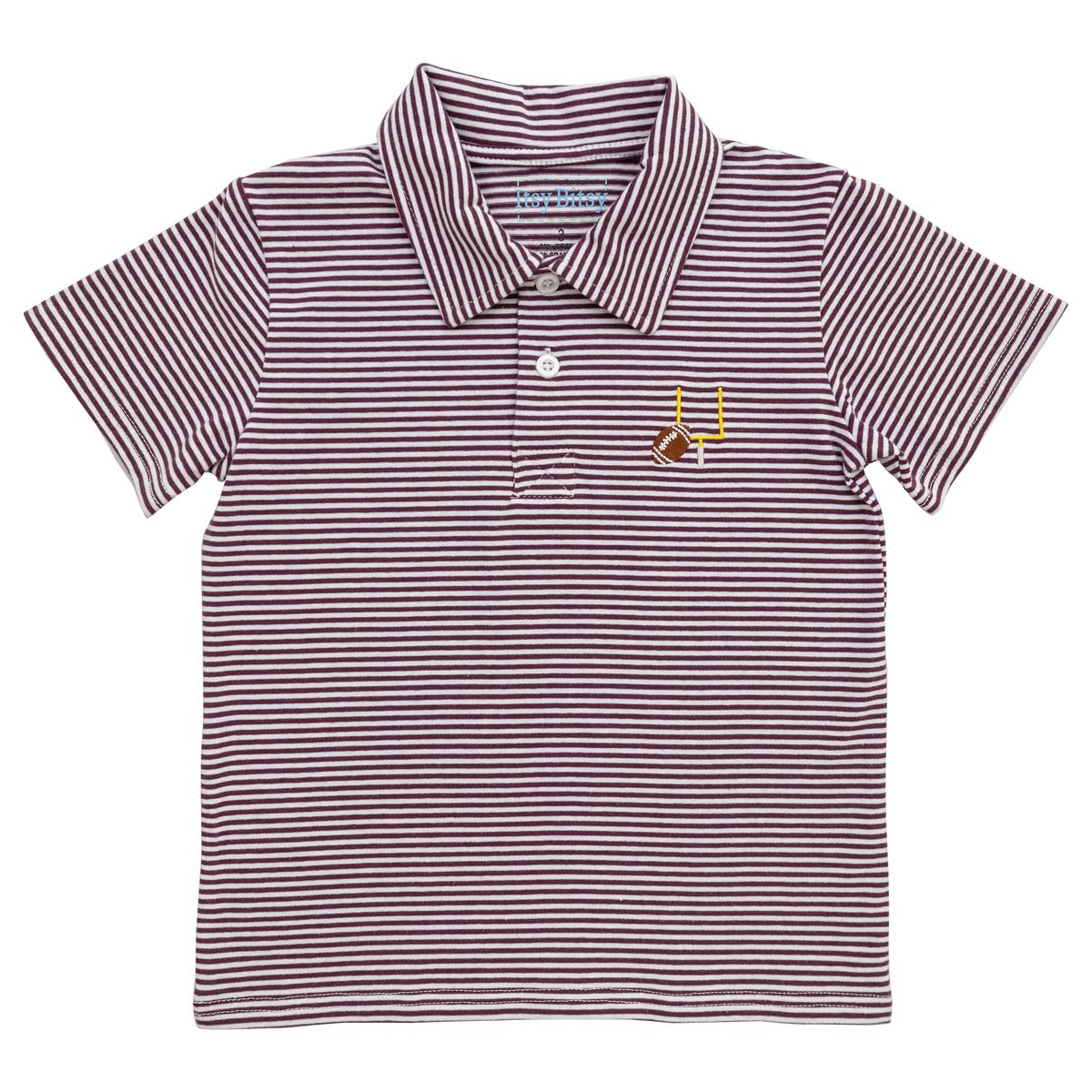 Itsy Bitsy Game Day Polo, Maroon