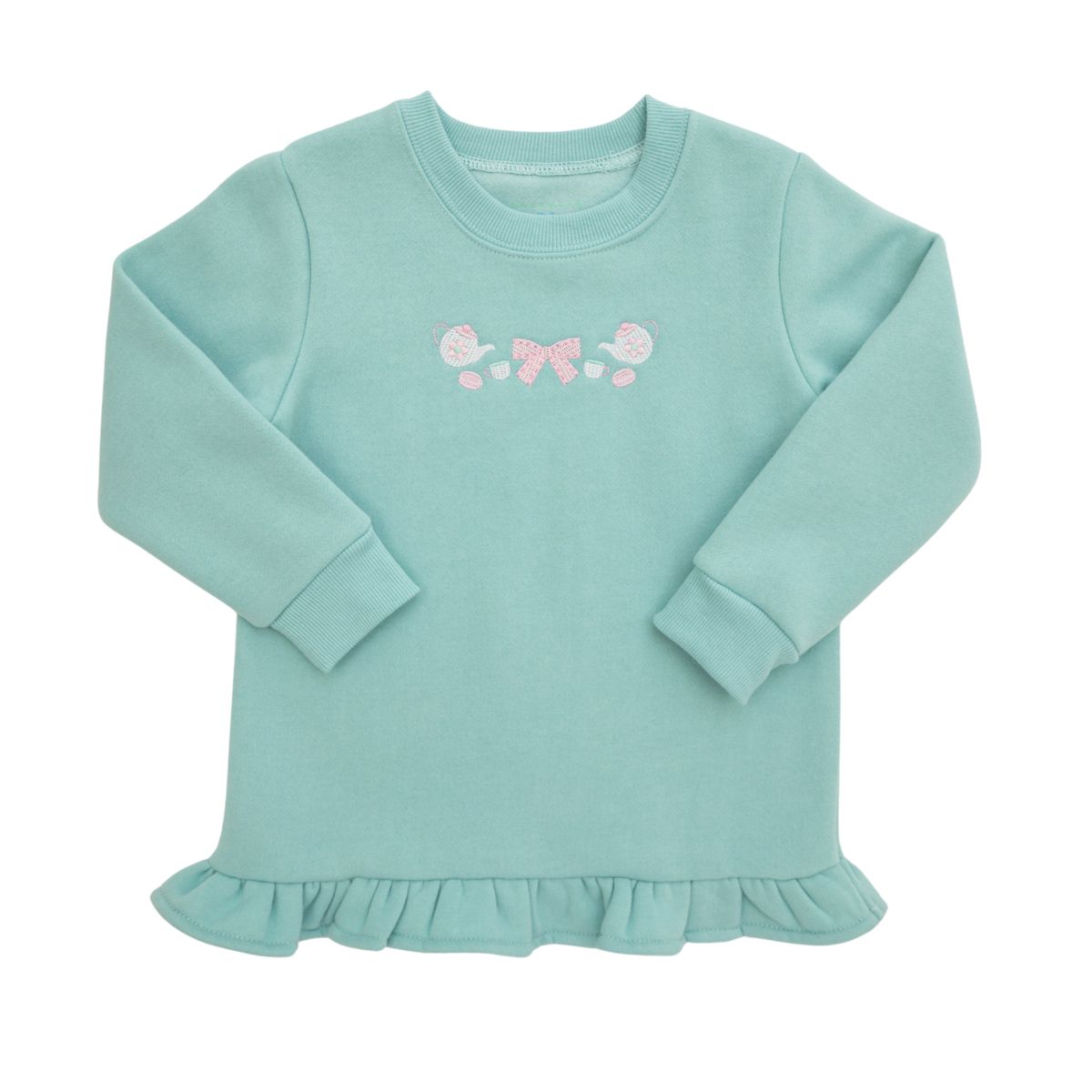 Itsy Bitsy Teacups Ruffle Sweatshirt