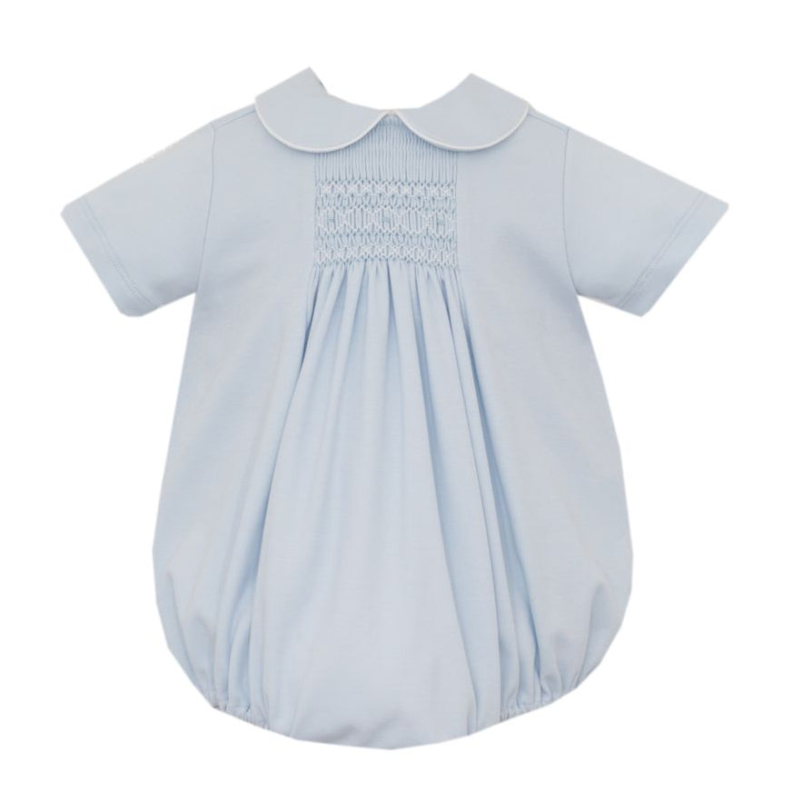 Petit Bebe Oliver Light Blue Knit Bubble
