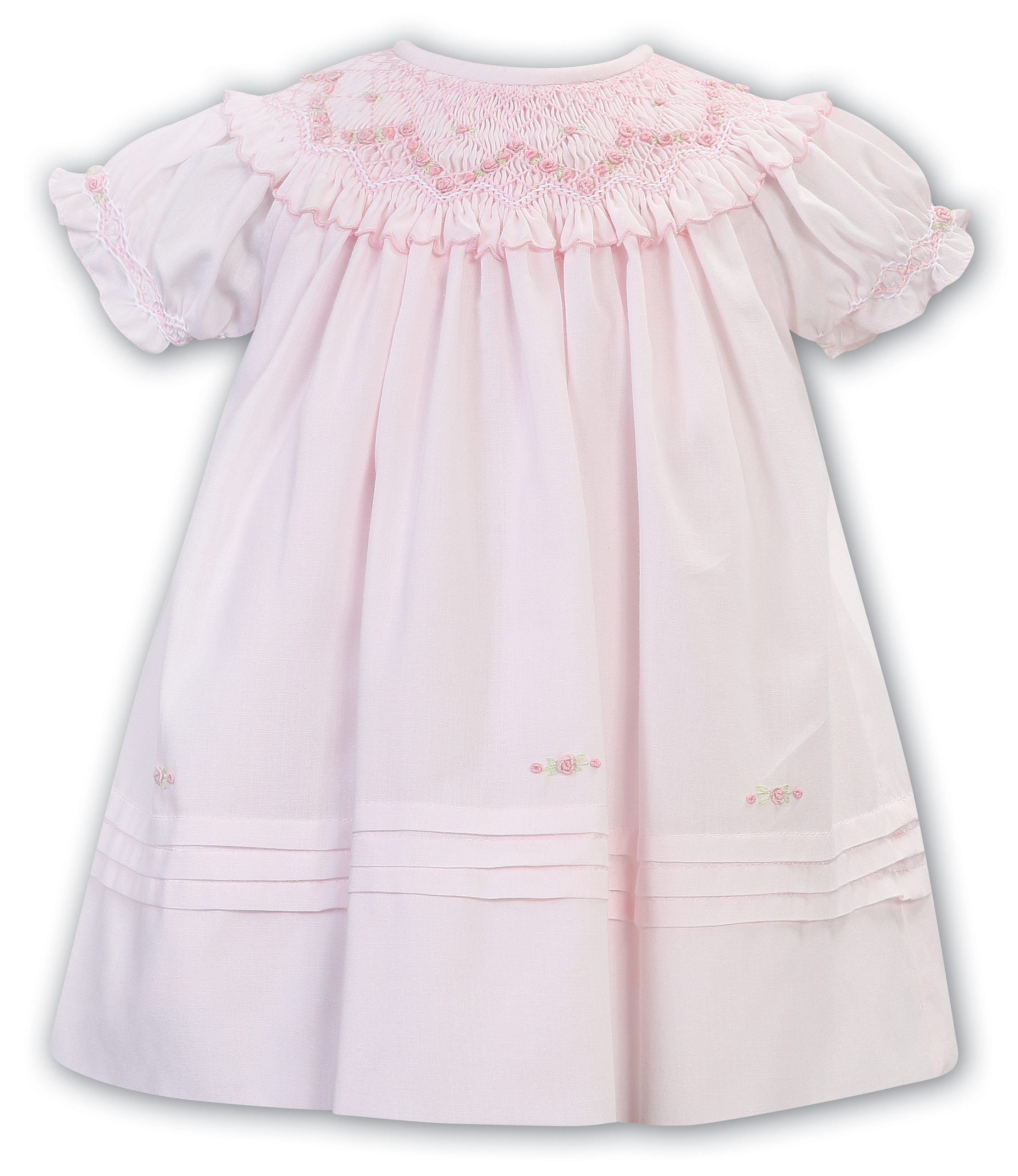 Sarah Louise Bishop Smocked Bullion Embroidered Dress