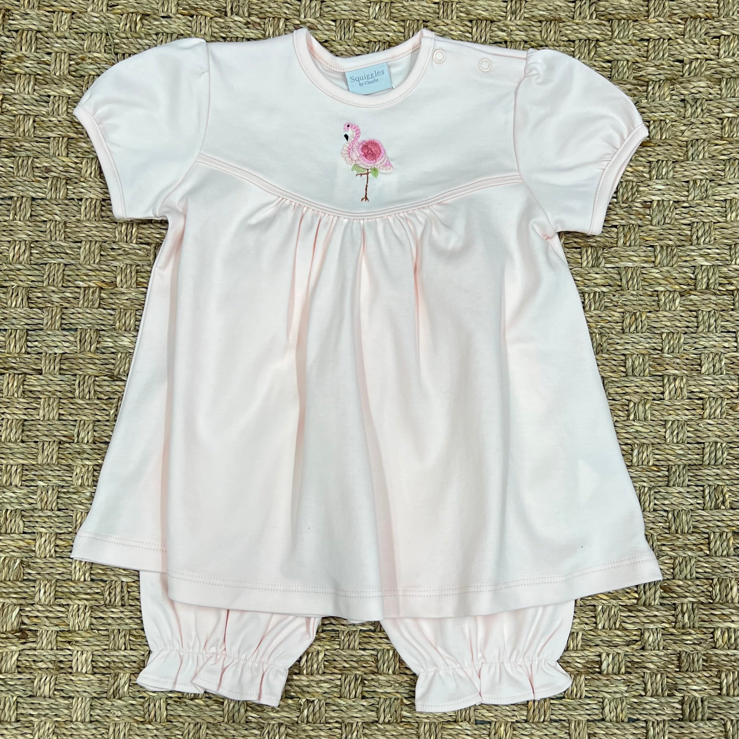 Squiggles Twiggy Dress with Bloomer