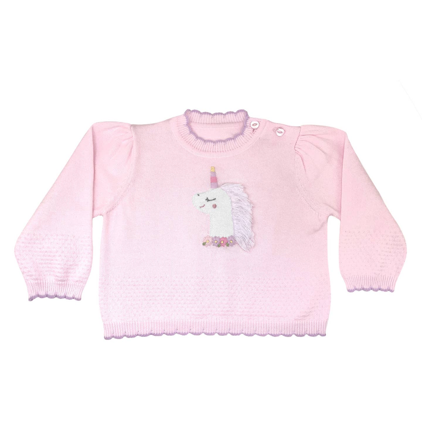 Zubels Pink Unicorn Sweater