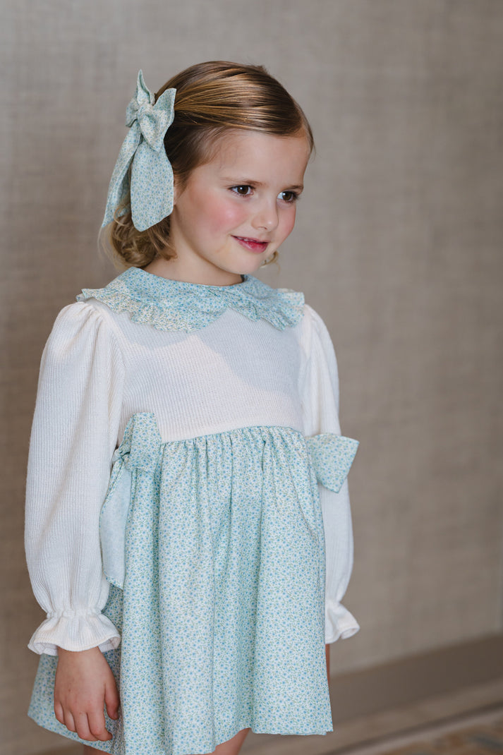 Sal & Pimenta Winter Bloom Blue Dress