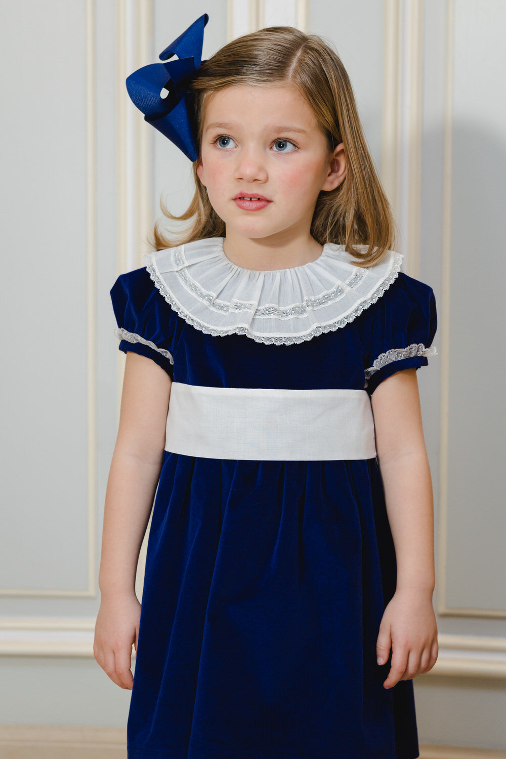Sal & Pimenta Navy Velvet Dress