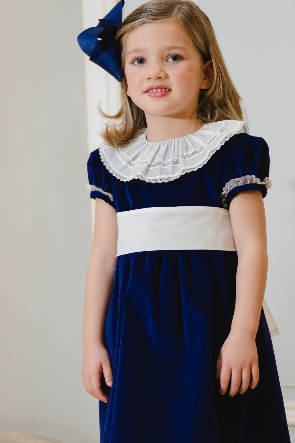 Sal & Pimenta Navy Velvet Dress