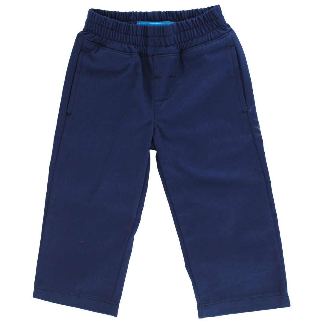 Bailey Boys Pull On Pants, Navy Twill