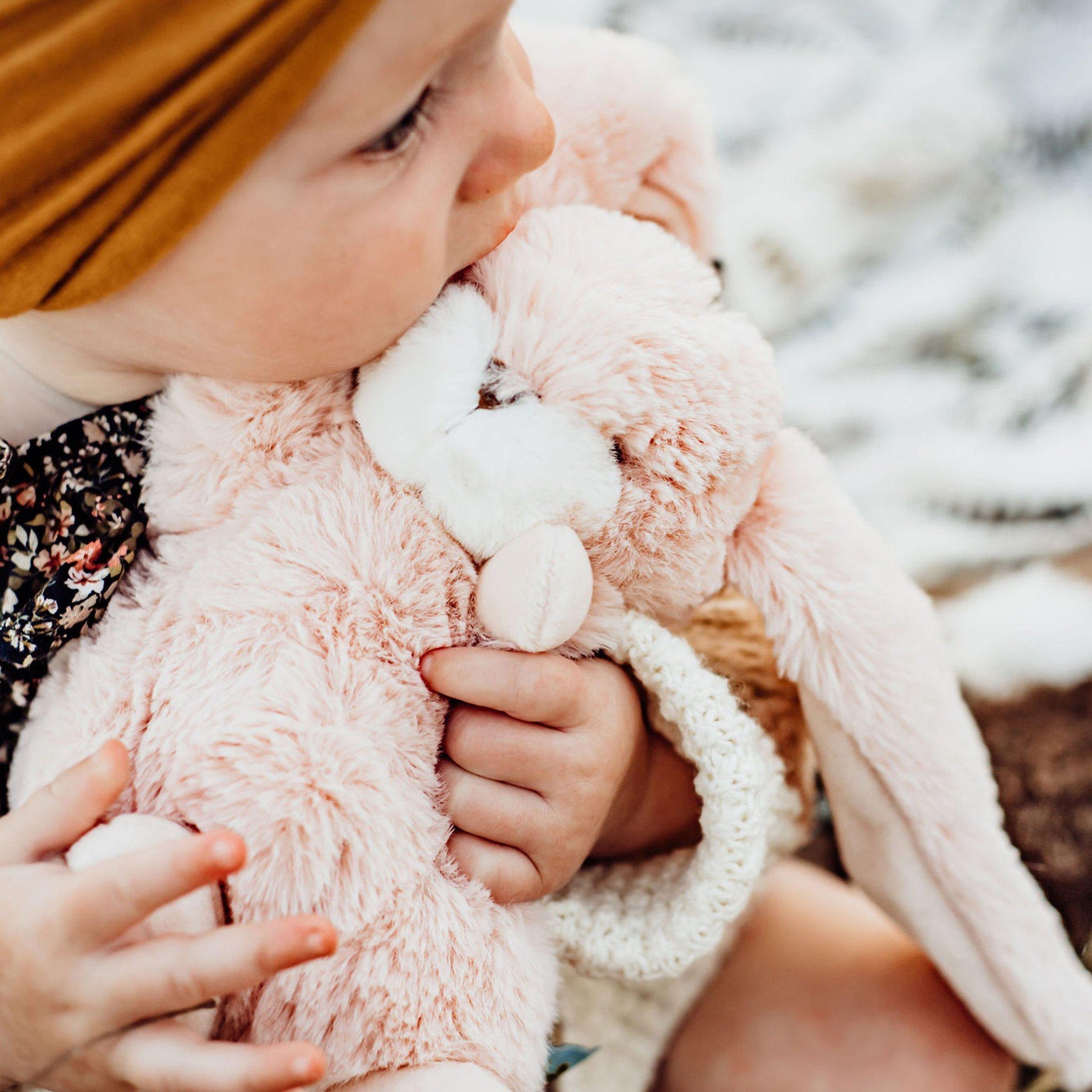 Bunnies By The Bay Tiny Nibble Bunny, Pink