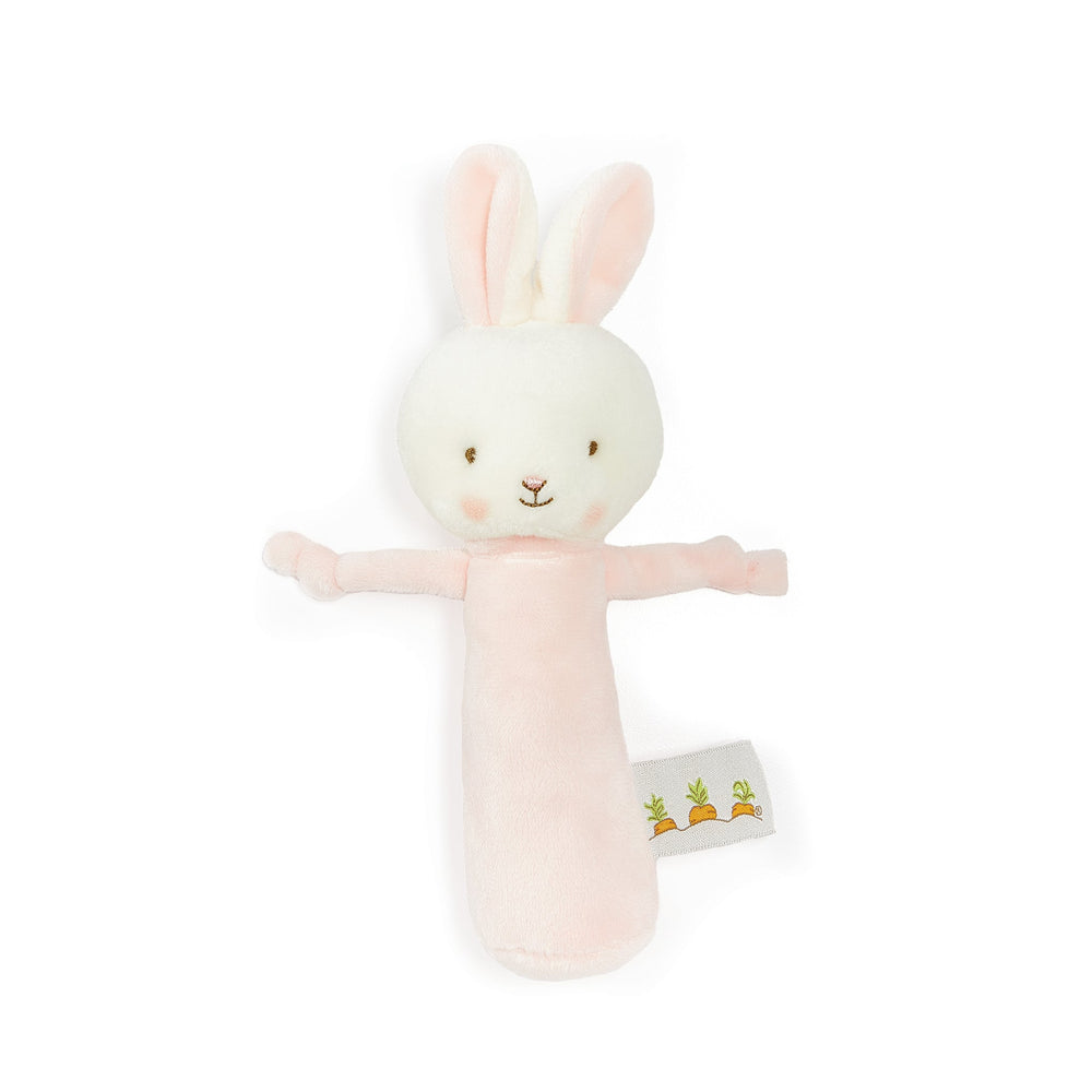 Bunnies By The Bay Friendly Chime Rattle Pink Bunny