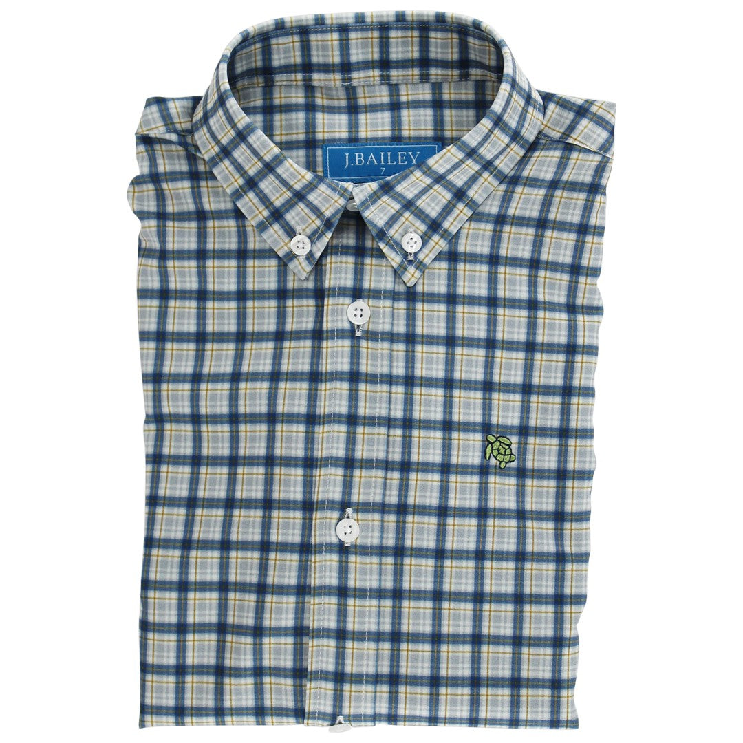 Bailey Boys Performance Button Down, Stone