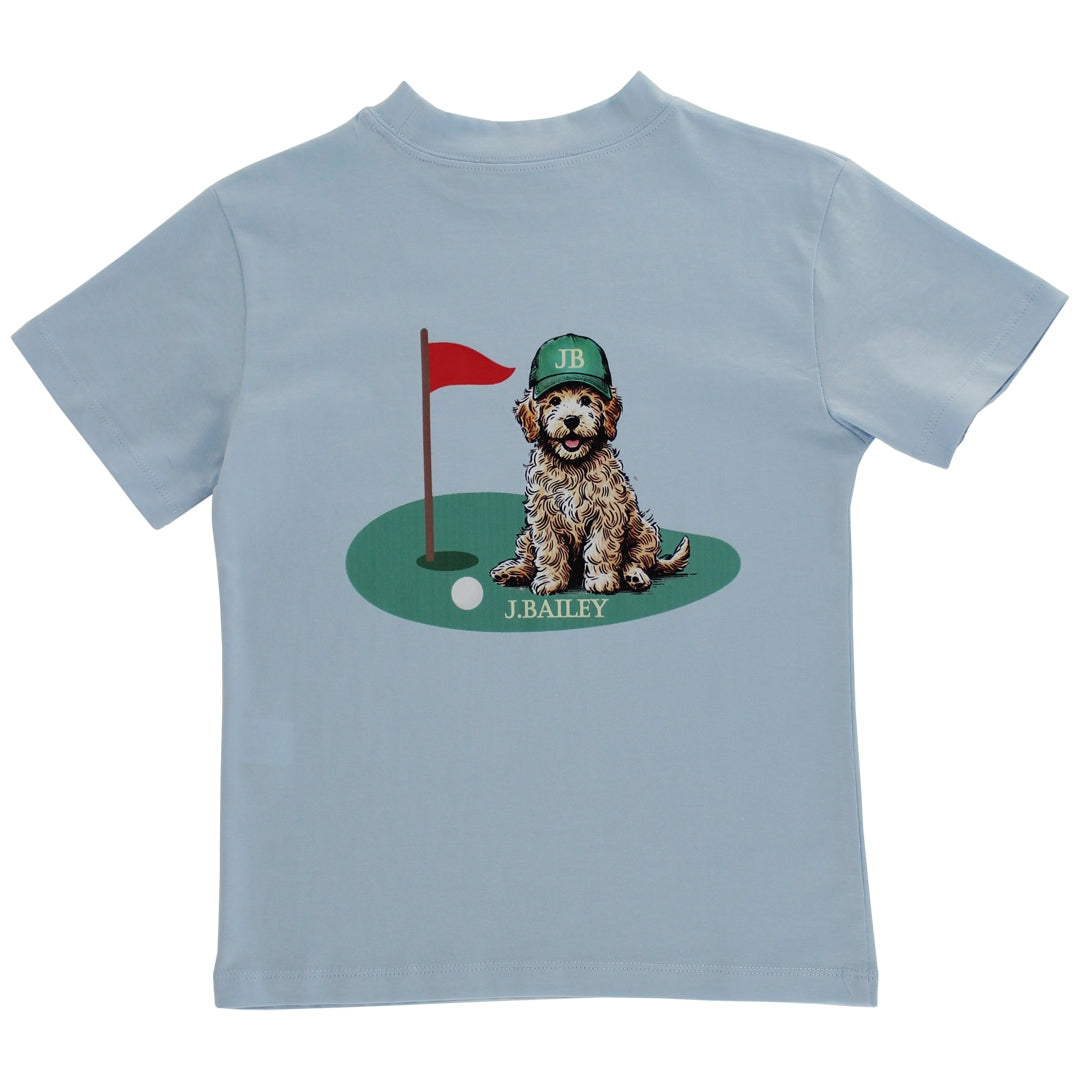 Bailey Boys Short Sleeve Logo Tee Augusta Dog on Bayberry