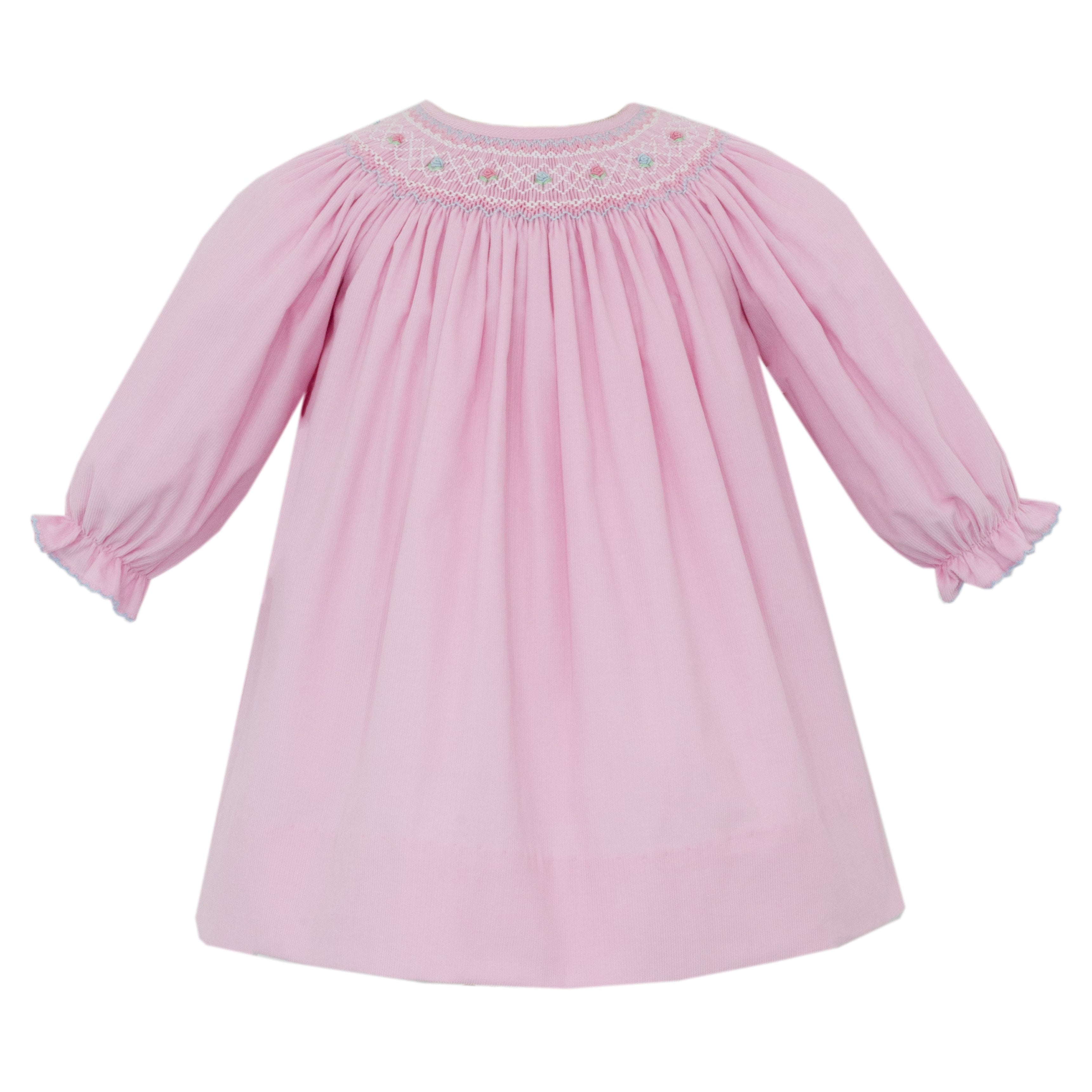Petit Bebe Amelia Pink Corduroy Bishop