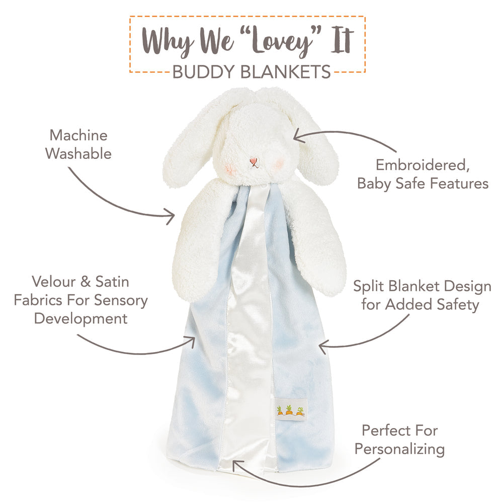 Bunnies By The Bay Simple Bud Bunny Buddy Blanket