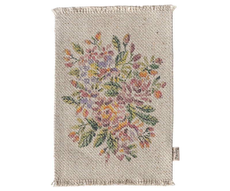 Maileg Medium Rug, Flowers