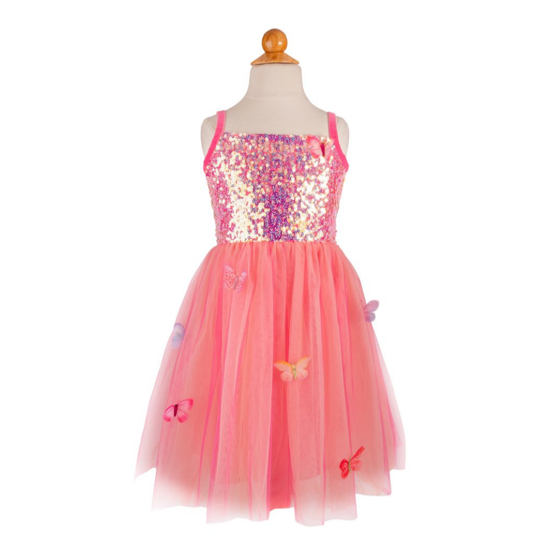 Creative Education Butterfly Bliss Dress, Hot Pink