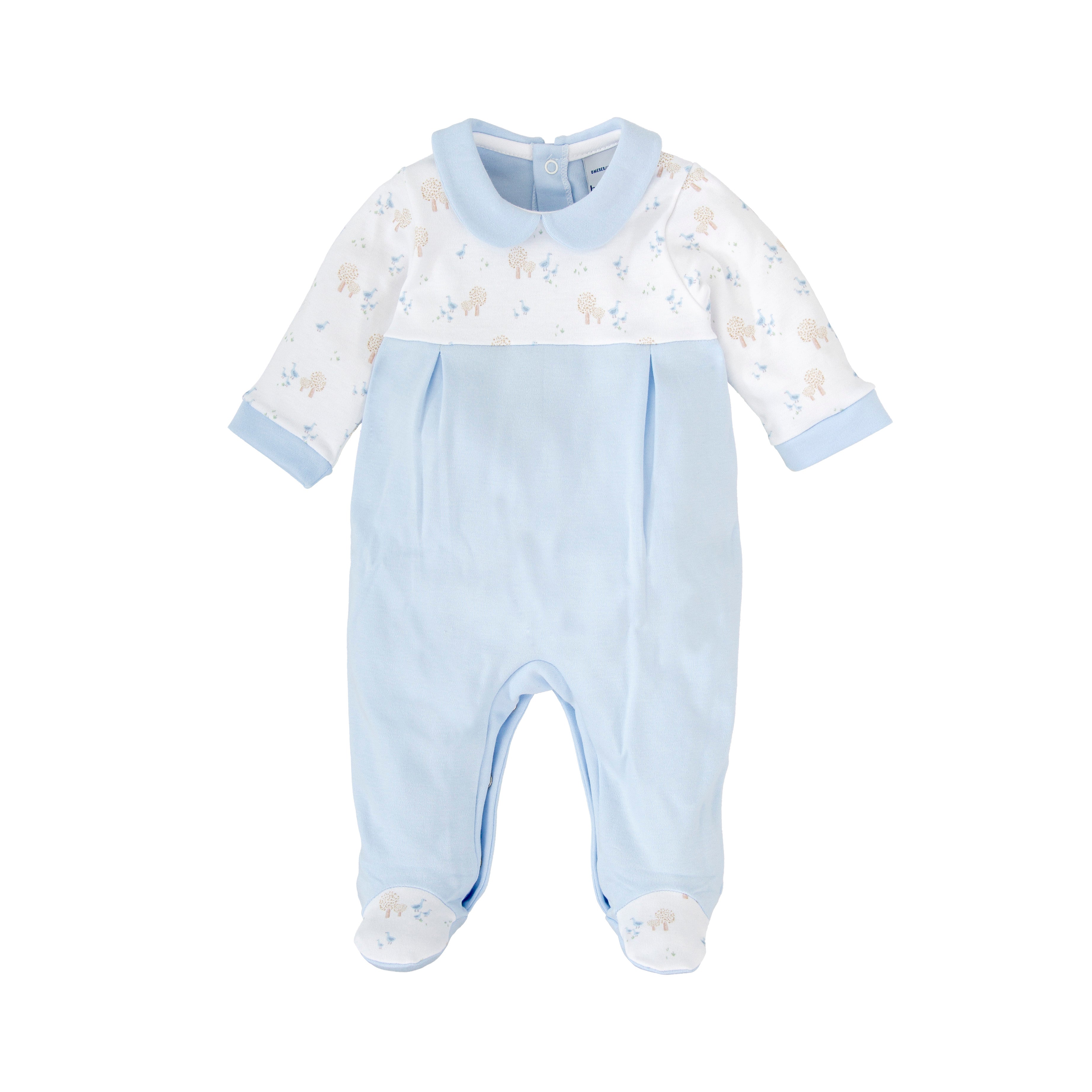 Babidu Duck Print Knitted Romper
