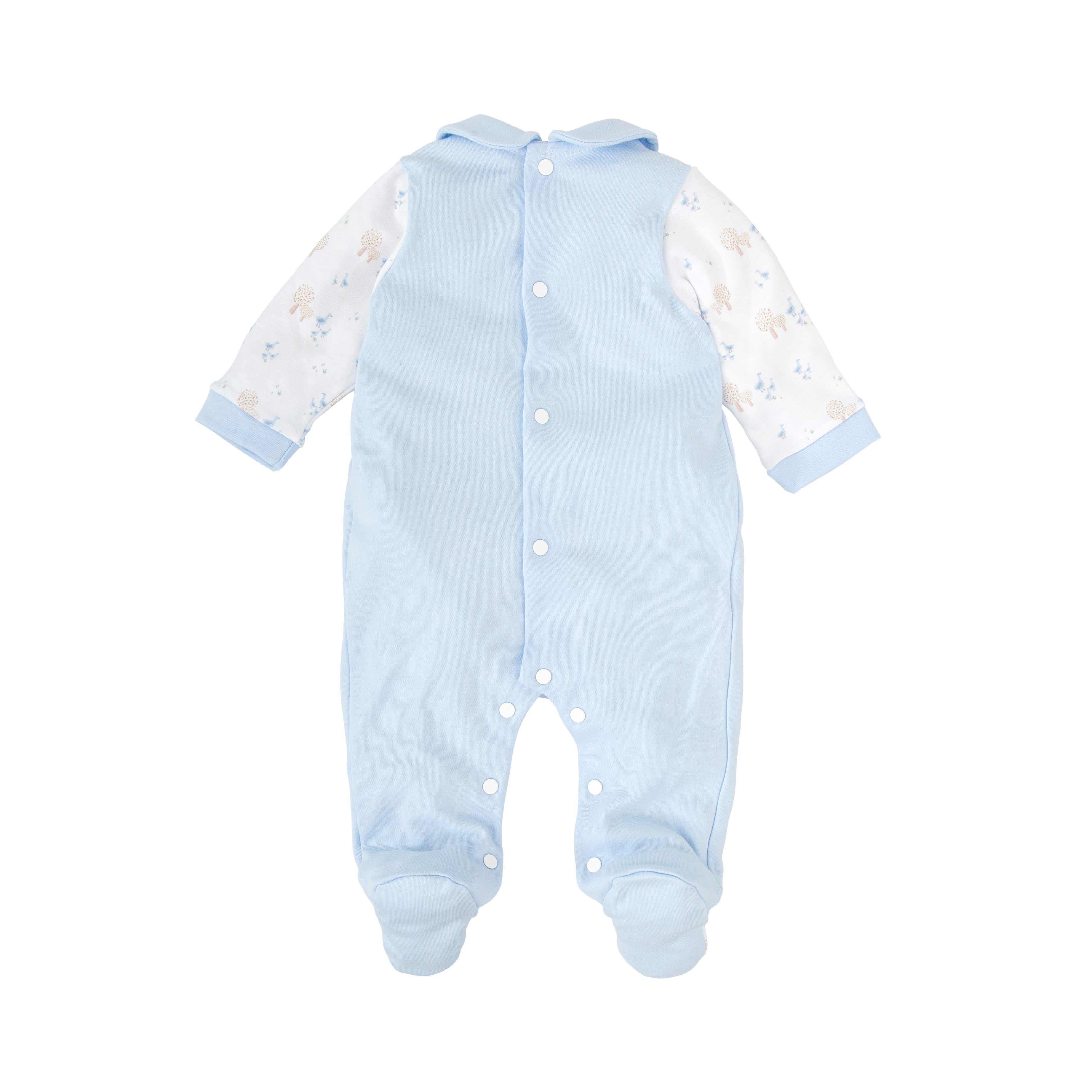 Babidu Duck Print Knitted Romper