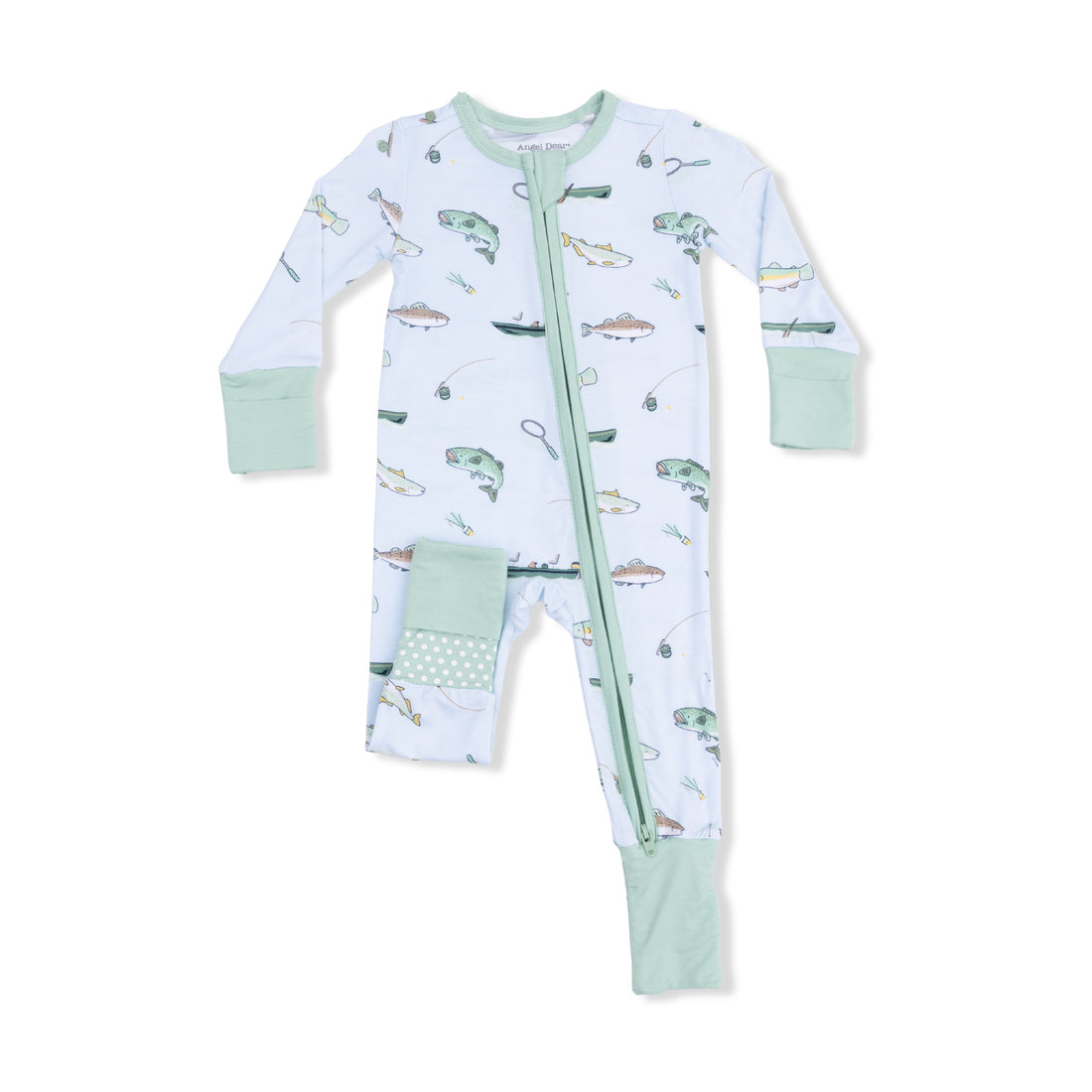 Angel Dear Convertible Romper, Fishing
