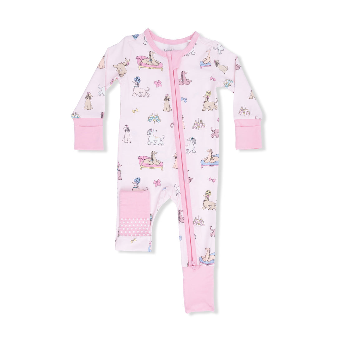 Angel Dear Fancy Hounds with Bows - Convertible Romper