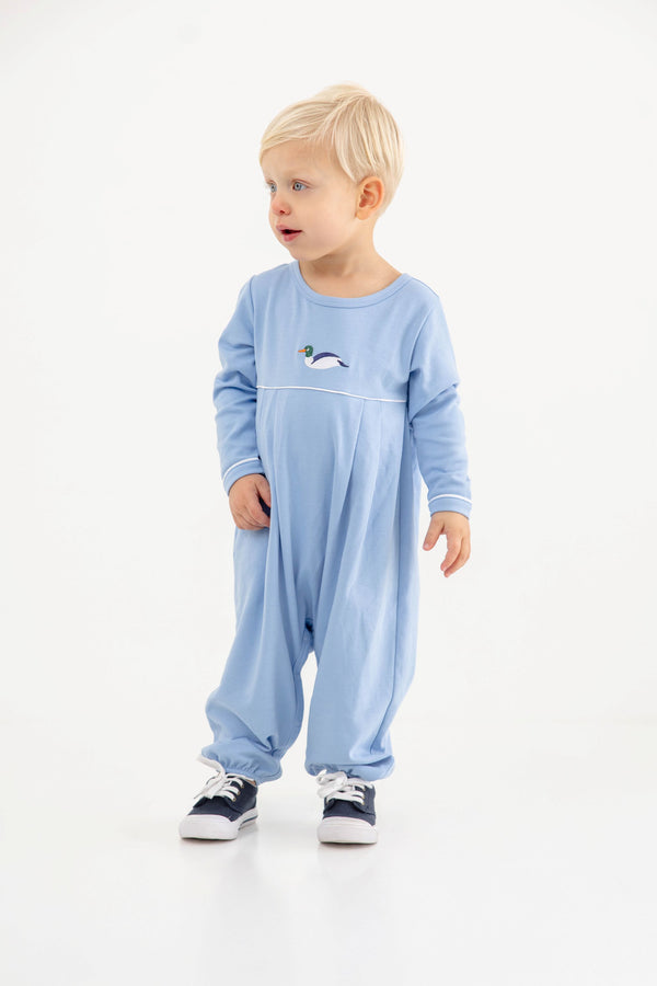 Beaufort Bonnet Bradford Romper, Sarasota Sky Duck