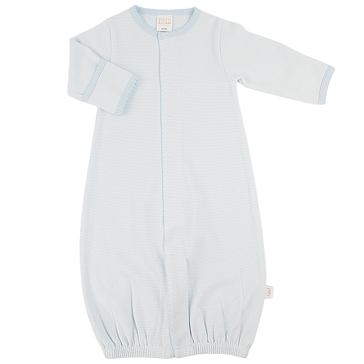 Paty Organic Cotton Striped Converter Gown