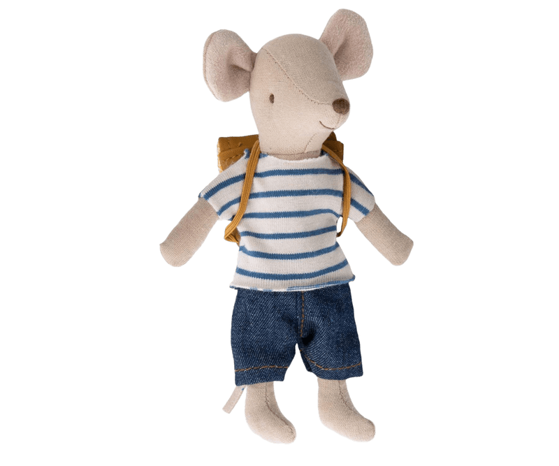 Maileg Tricycle Mouse, Big Brother with Bag - shopnurseryrhymes