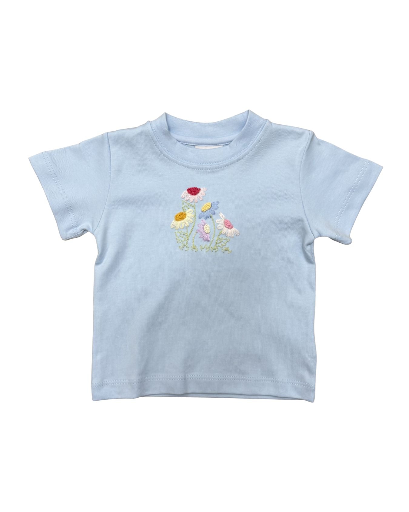 Squiggles Rainbow Blooms Tee