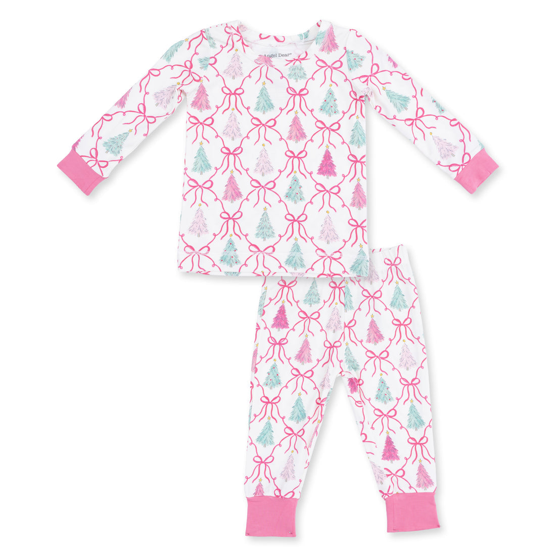 Angel Dear Bow Trellis Tree Loungewear Set