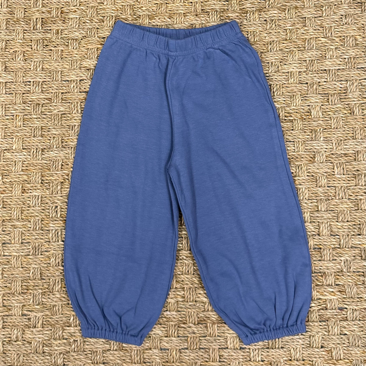 Luigi Jersey Bloomer Pants, Slate Blue