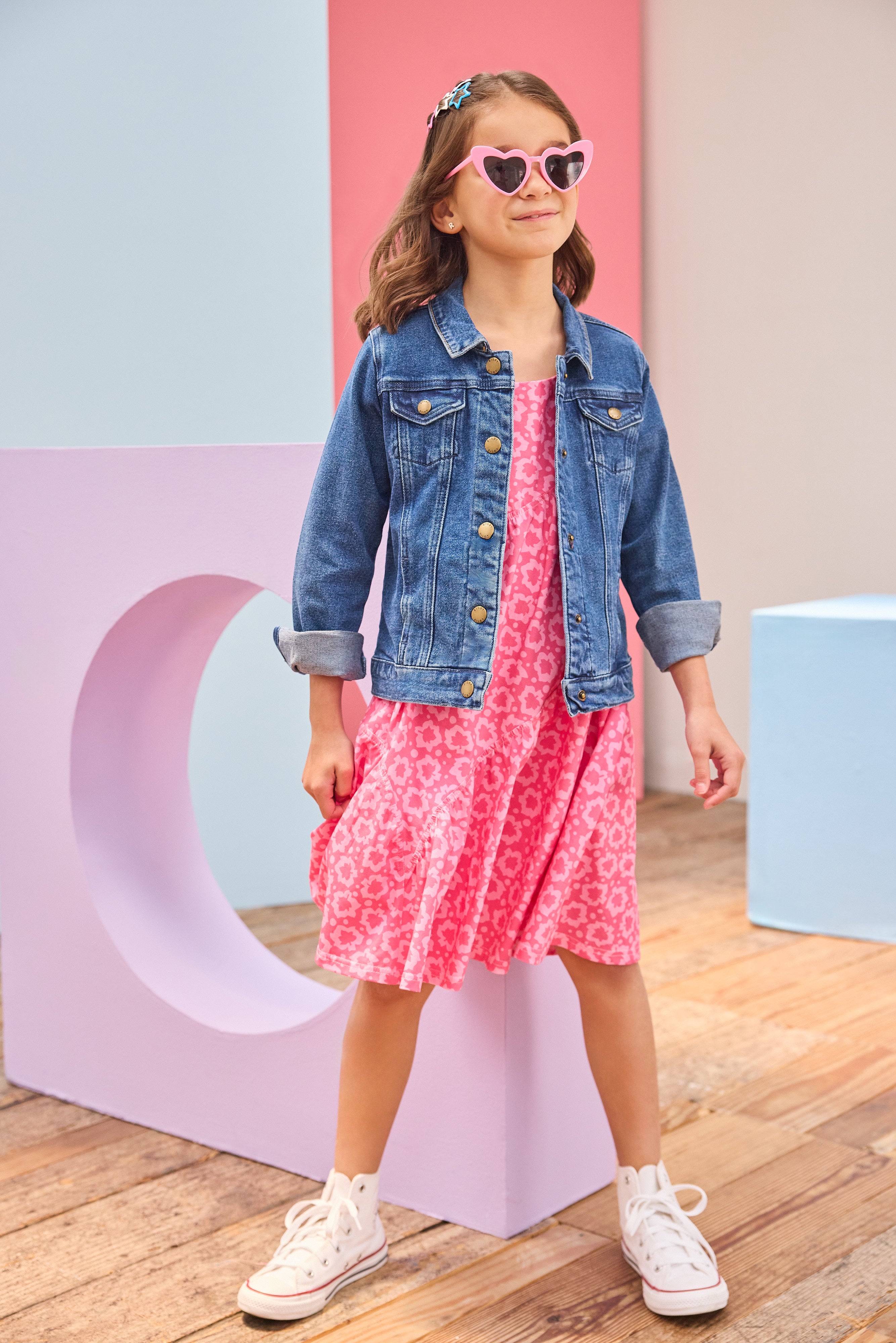 Bisby Asymmetrical Dress, Maple Leaf