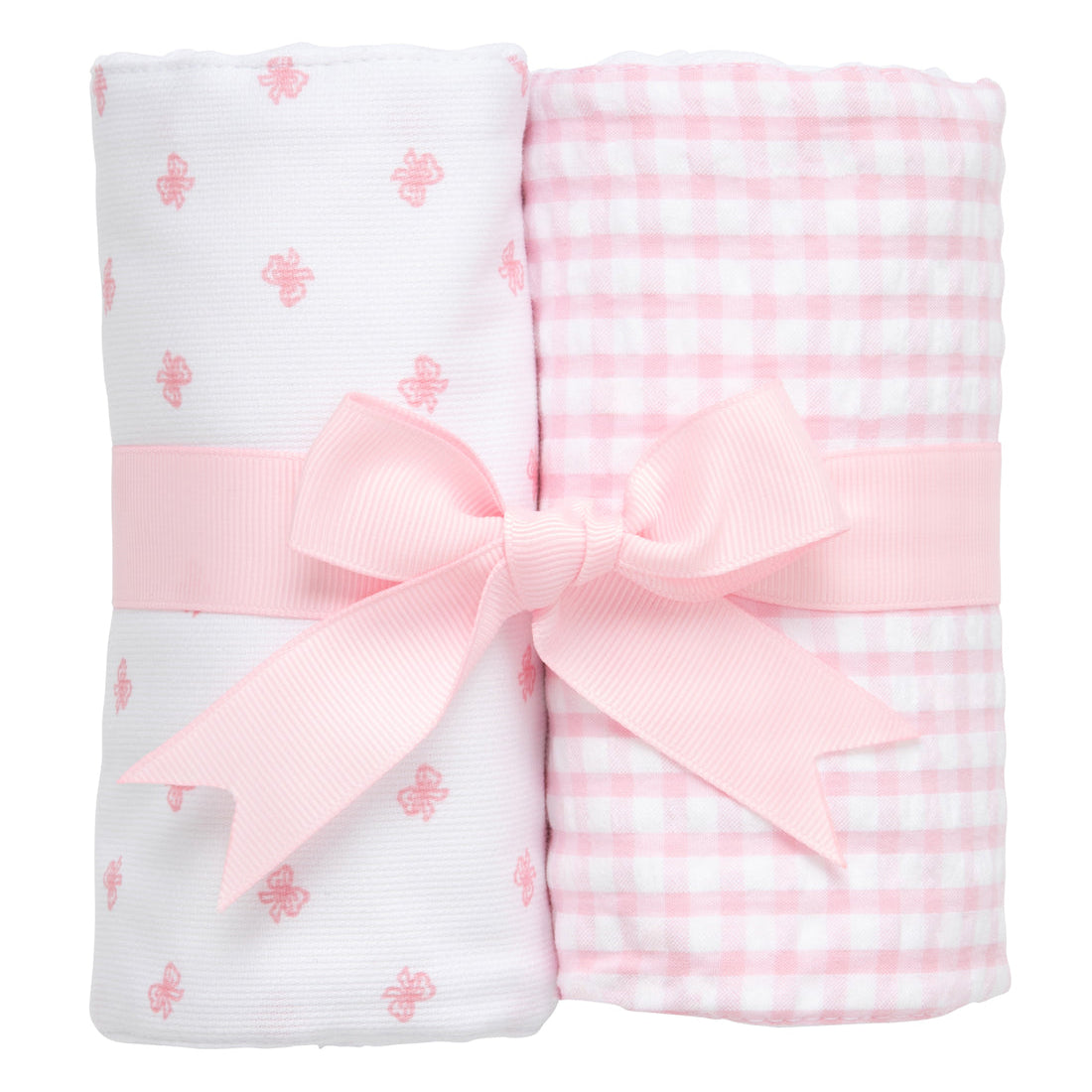 3 Martha's Bow Burp Cloth Set