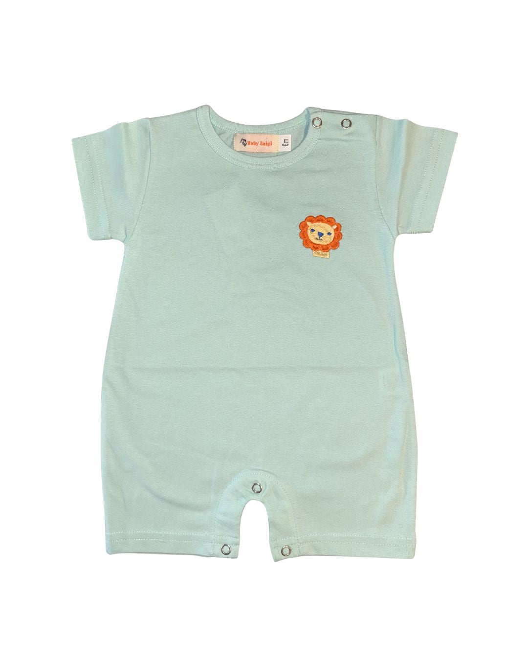 Luigi Boy Romper Lion on Jade
