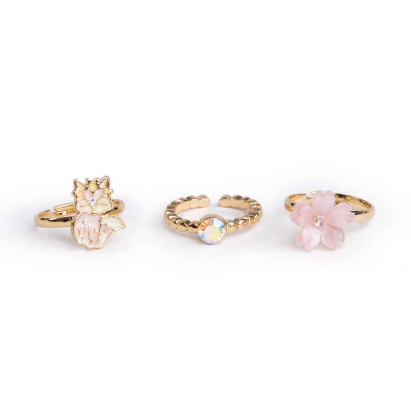 Creative Education Boutique Foxy Floral Ring Set
