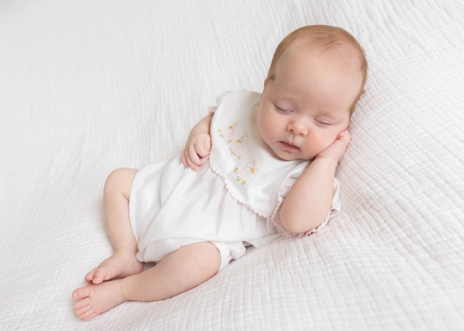 Yellow Lamb Lambikins Woven Bubble