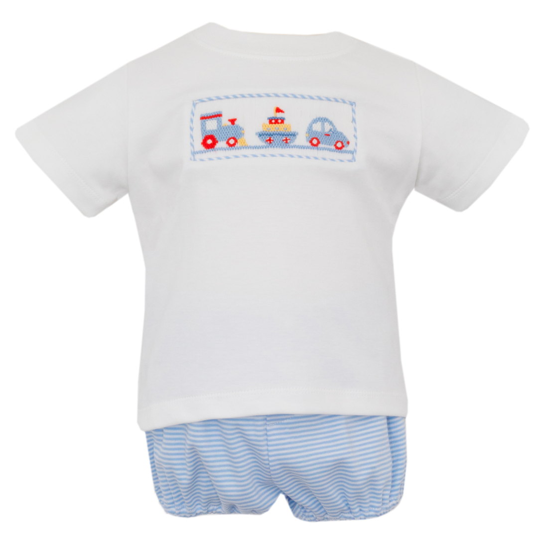 Petit Bebe Transportation Bloomer Set