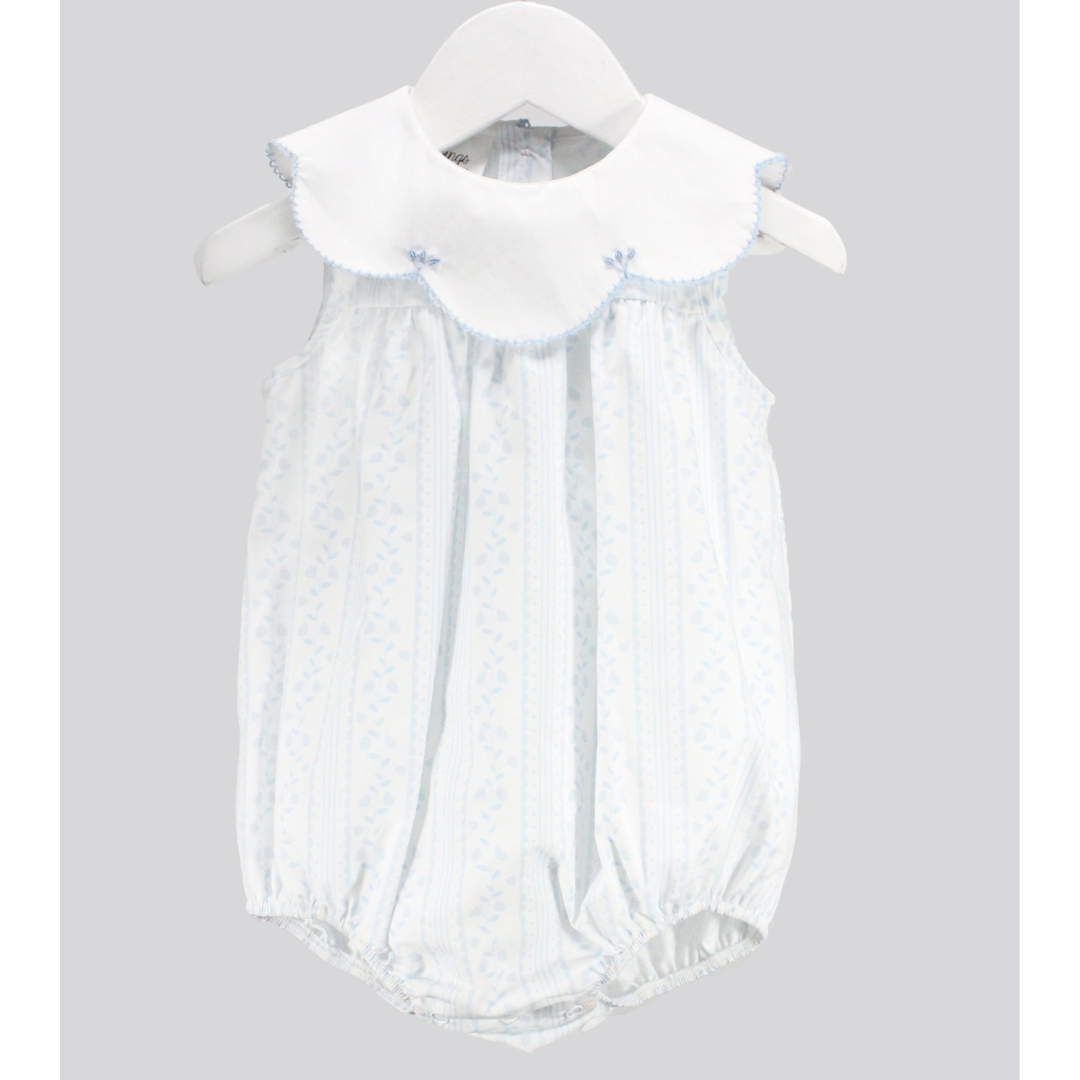 Baby Blessings Scalloped Blue Aria Bubble