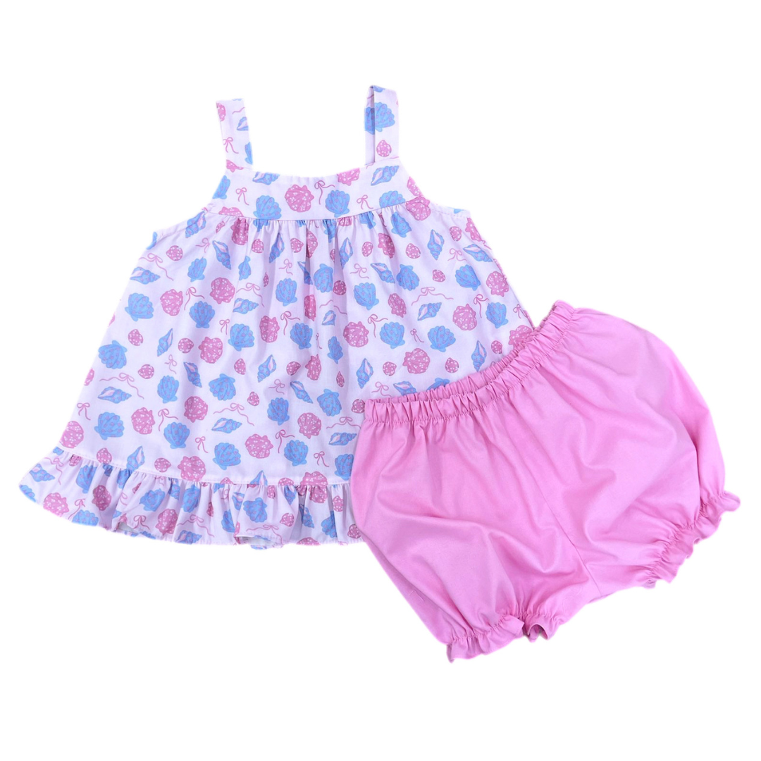 James & Lottie Maggie Bloomer Set Pastel Shells