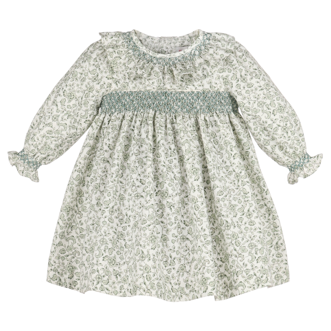 sophie and lucas christmas dress open lace back dress Sophie & Lucas Girls Velvet Christmas Dress with White Petal Collar