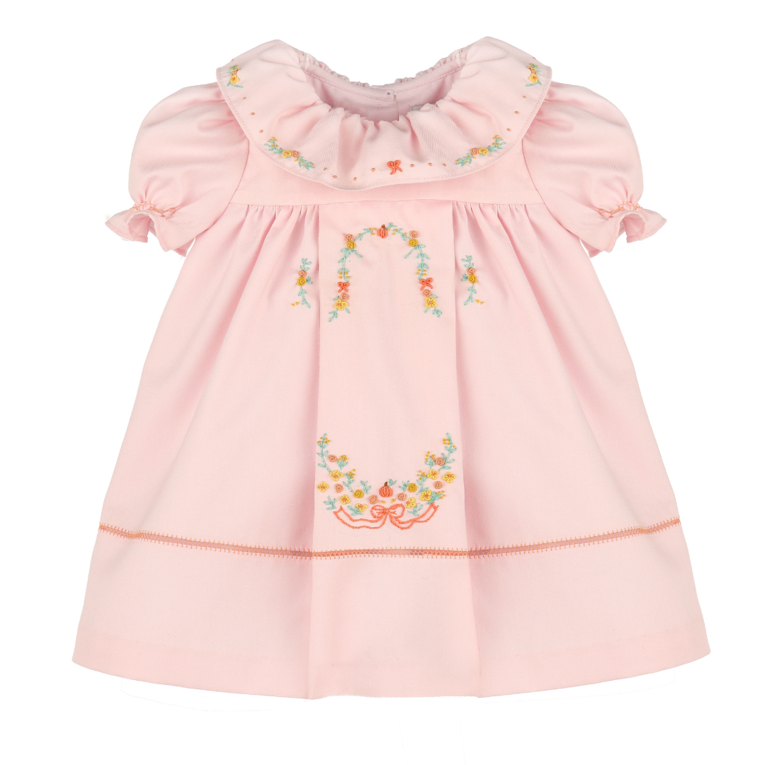 sophie and lucas christmas dress & Pumpkin Ruffle Dress, Pink Ruffle dress