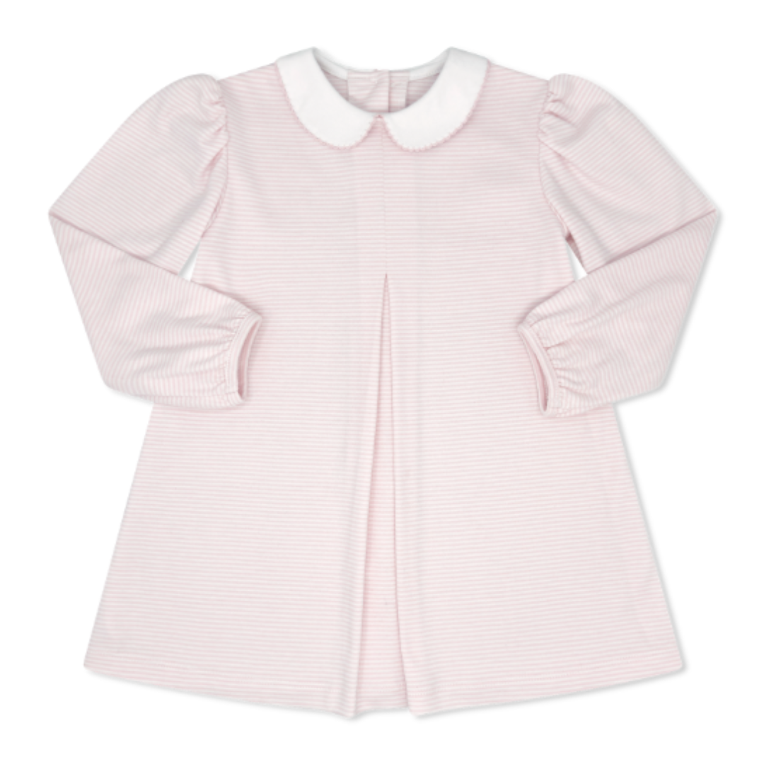 Lullaby Set Caroline Dress, Pensacola Pink Ministripe
