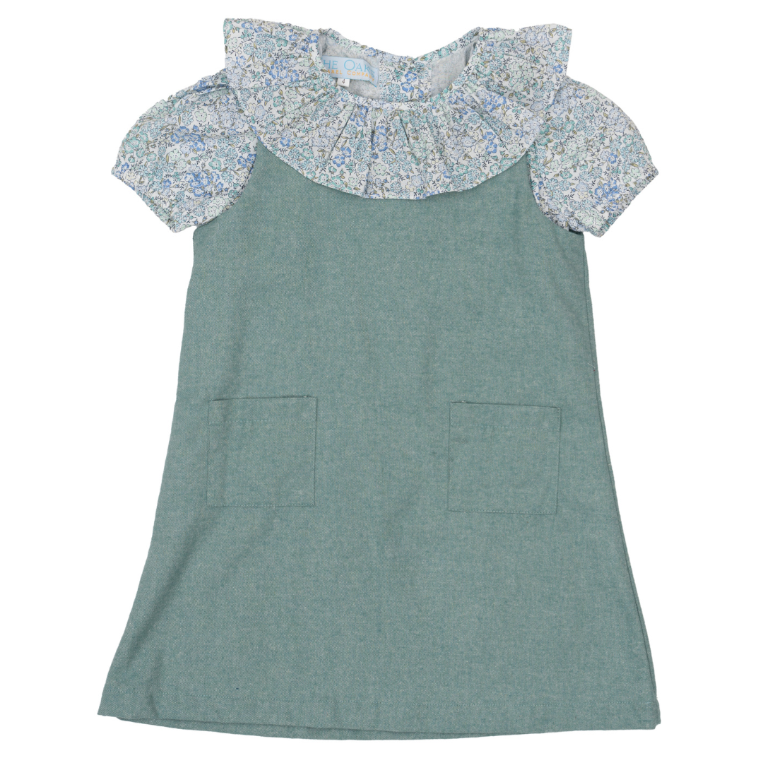 The Oaks Hazel Teal Briar Floral Dress