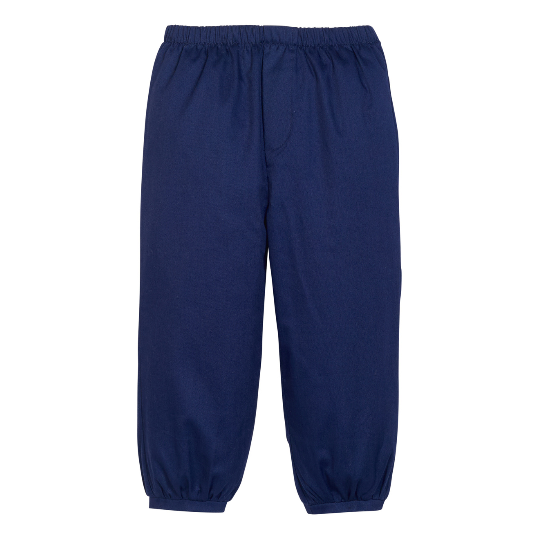 Little English Banded Pant, Navy Twill