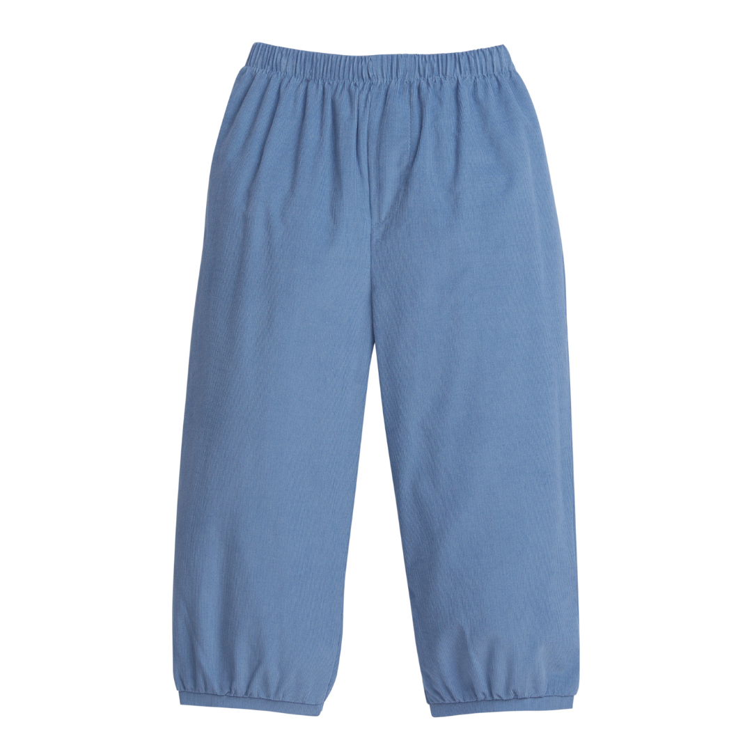 Little English Banded Pant, Stormy Blue Corduroy