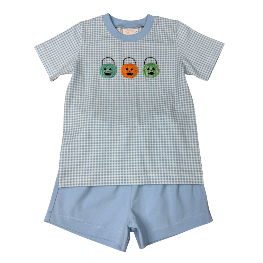 Whimsy Bay Halloween Treat Pales Short Set