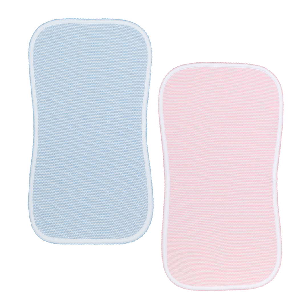 Nella Pima Blue Bubble Burp Cloth