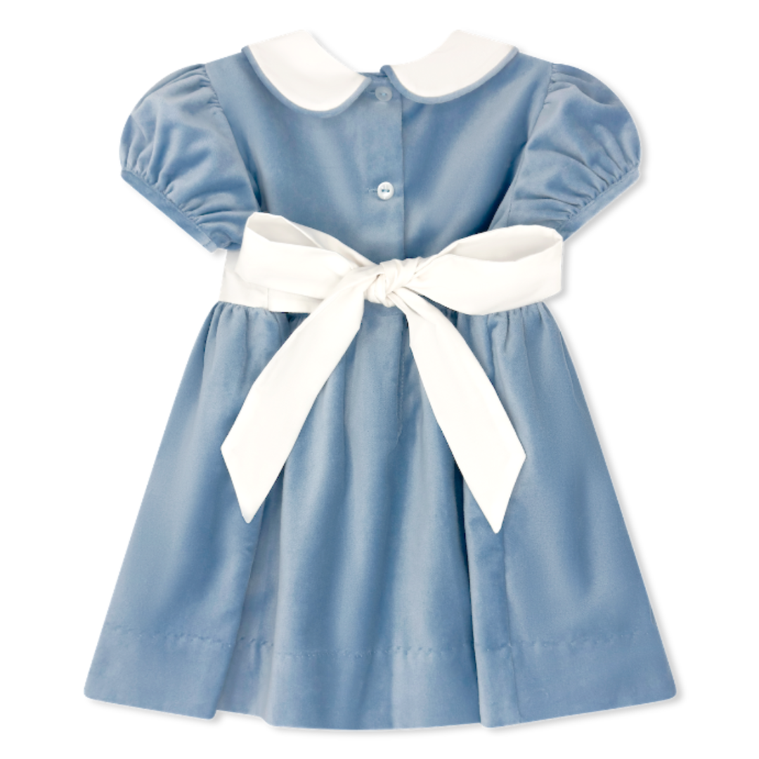 Lullaby Set Elenor Dress, Beaufort Blue Velvet