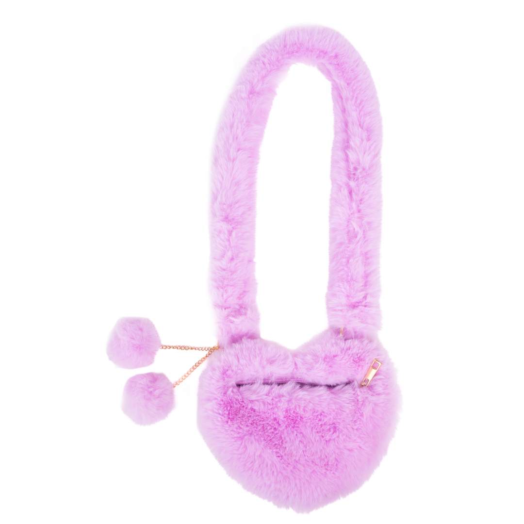 Creative Education Lilac Love Furry Purse