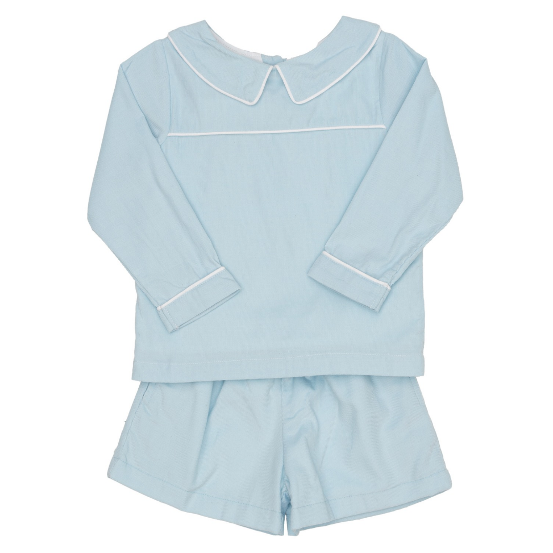 The Oaks Benjamin Blue Short Set