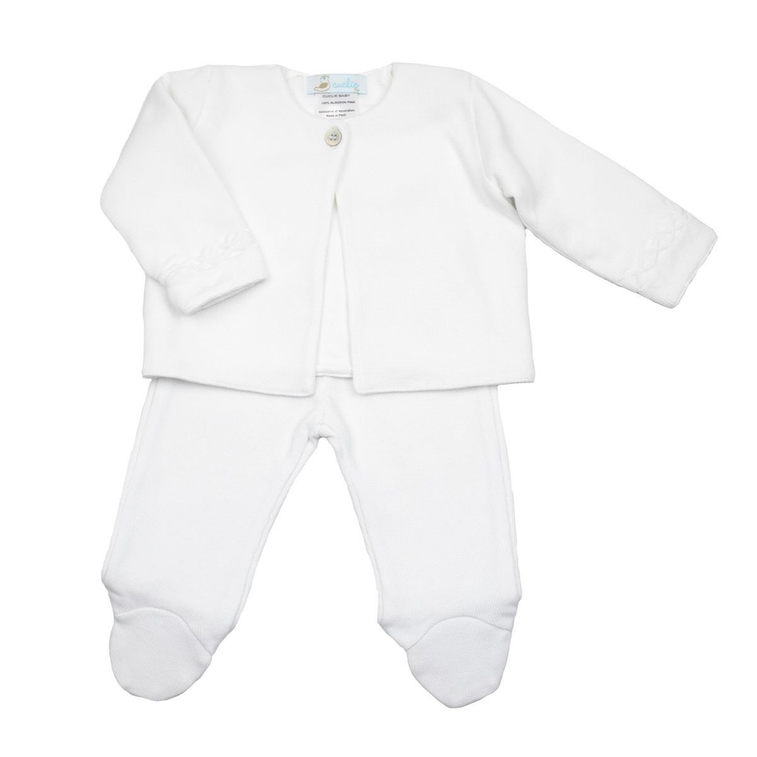 Cuclie Hand Smocked Layette Set